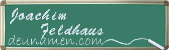 Joachim Feldhaus Visitenkarte